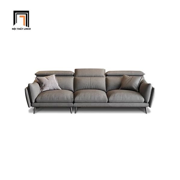 bộ ghế sofa phòng khách sang trọng, set ghế sofa vải nhung kem