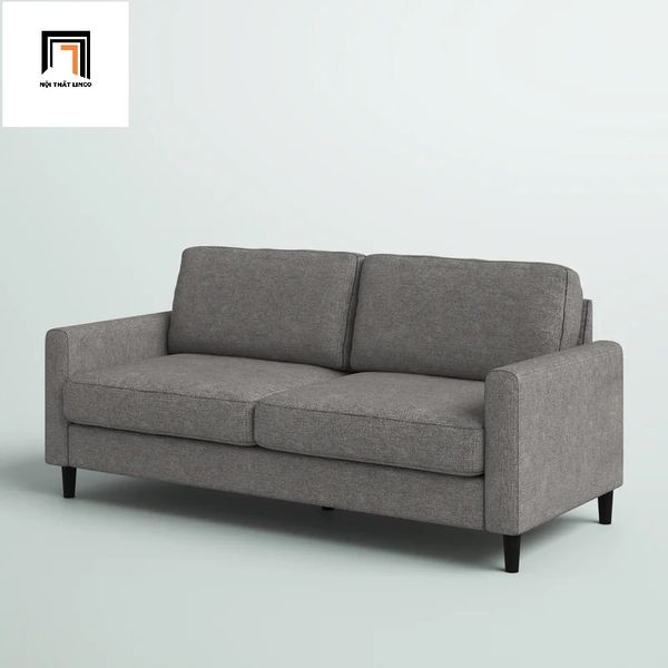 sofa băng, sofa văng, ghế sofa băng màu xám ghi, sofa băng dài 1m9 kiểu dáng basic, sofa băng chung cư