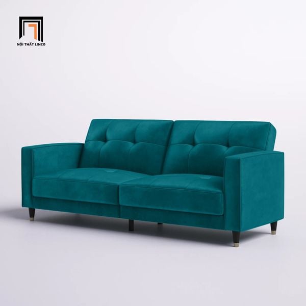 sofa băng đa năng, sofa giường, sofa bed, sofa giường 1m8, sofa giường màu xanh lá vải nhung, sofa giường giá rẻ