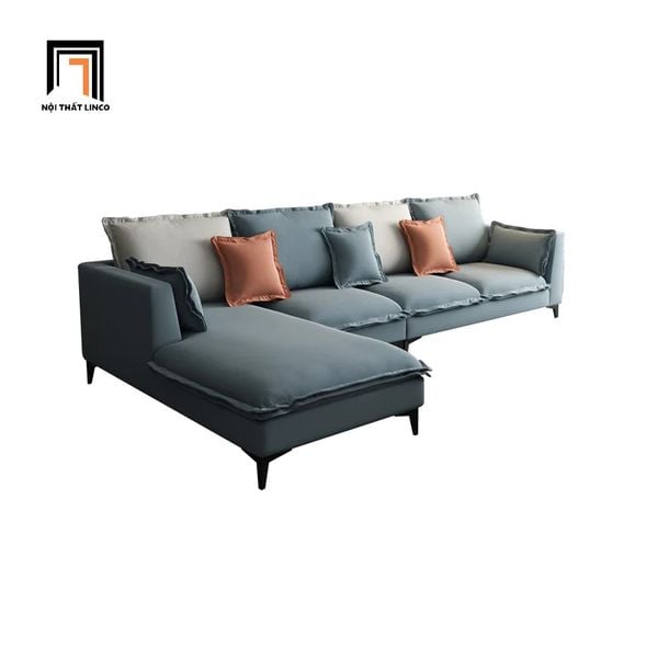 sofa góc, sofa l, bộ ghế sofa góc chữ l vải nỉ, sofa góc 2m8 x 1m6, bộ ghế sofa góc gia đình giá rẻ