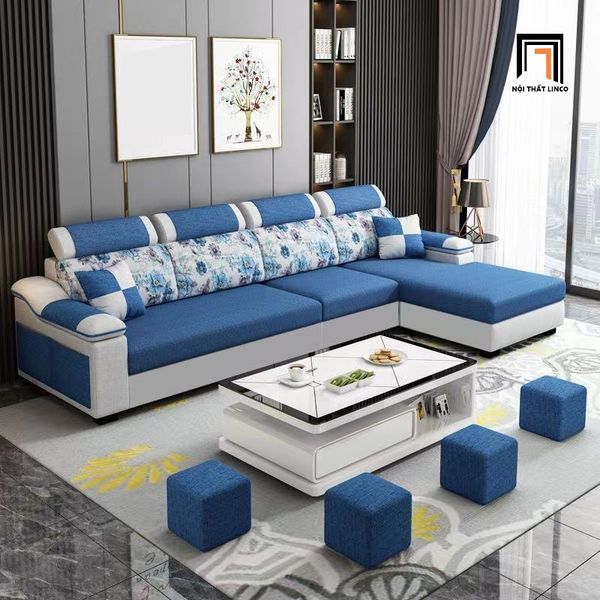 bộ ghế sofa góc chữ l 3m x 1m6, sofa góc gia đình hiện đại, sofa góc kiểu dáng hiện đại