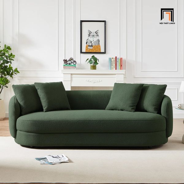 sofa văng cong, sofa văng cho tiệm shop, sofa văng cho cửa hàng trang trí