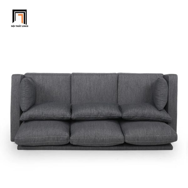 sofa băng, sofa văng, ghế sofa băng dài 1m9 giá rẻ, sofa băng xám đậm, sofa băng thư giãn cho gia đình