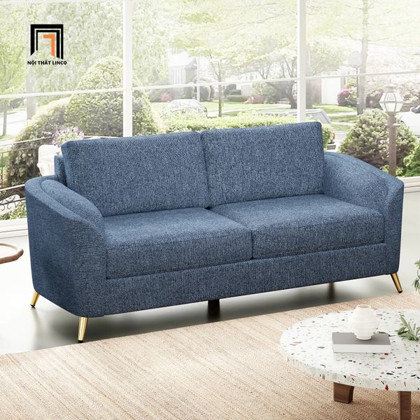sofa, ghế sofa, sofa vải nỉ, ghế sofa băng dài 1m9, sofa màu xanh dương, sofa giá rẻ, ghế sofa chung cư