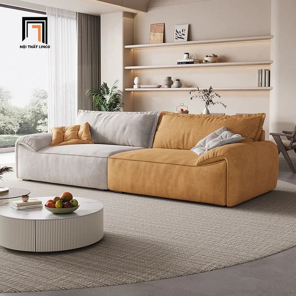 ghế sofa băng dài 2m4, sofa văng kiểu dáng sang trọng, sofa băng phòng khách cao cấp