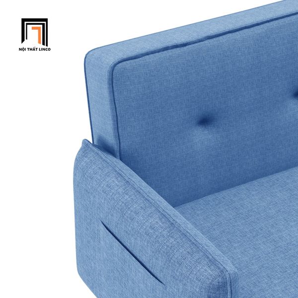 ghế sofa giường dài 2m, sofa bed cho văn phòng làm việc xanh dương, ghế sofa băng giường giá rẻ