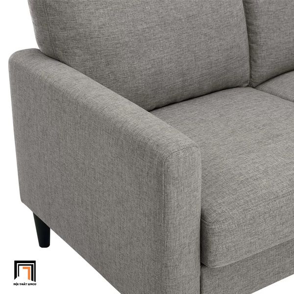 sofa băng, sofa văng, ghế sofa băng màu xám ghi, sofa băng dài 1m9 kiểu dáng basic, sofa băng chung cư