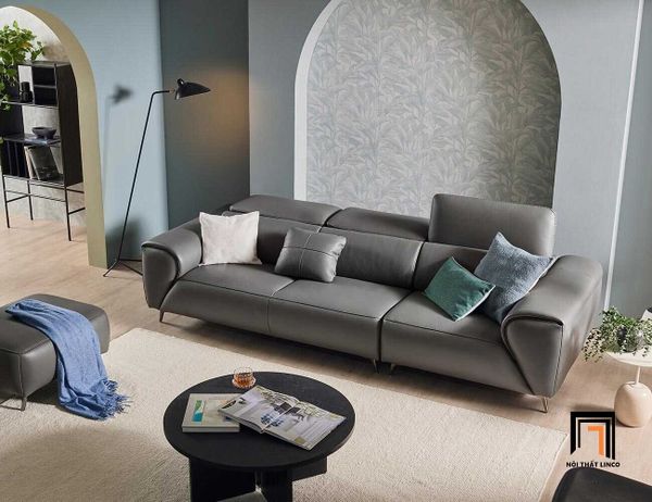 sofa, ghế sofa, sofa văng da 2m5, sofa băng phòng khách cao cấp, sofa băng sang trọng, sofa gật gù
