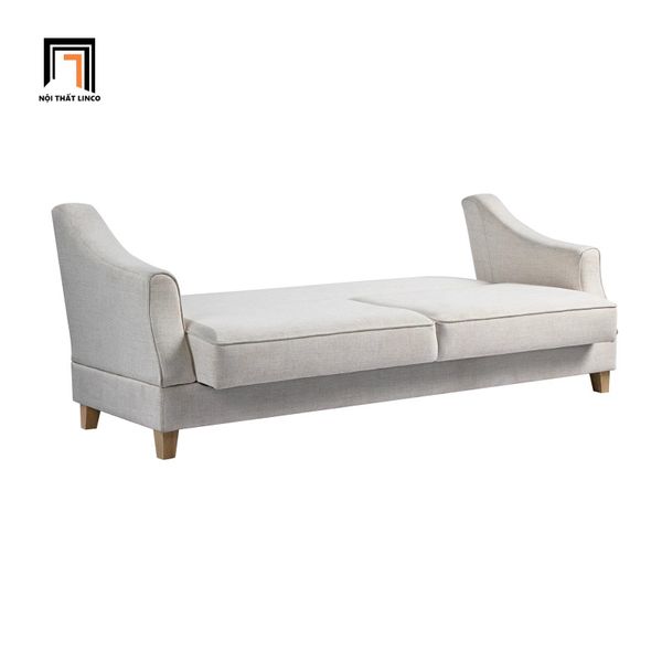 ghế sofa giường nằm phong cách Âu Mỹ, sofa giường vải nhung mềm dài 2m2