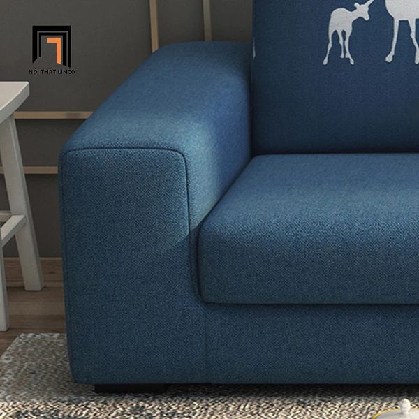 ghế sofa góc l 3m x 1m6 xanh ngọc, sofa góc chữ l xinh xắn vải nỉ, bộ ghế sofa góc gia đình giá rẻ