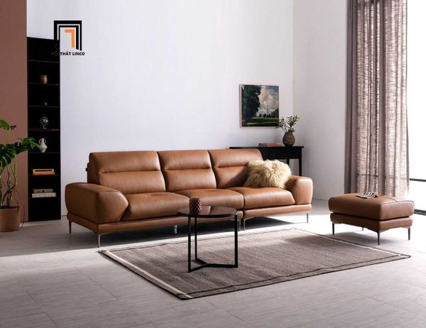 sofa, ghế sofa, sofa băng, sofa văng, sofa văng da 2m5, ghế sofa băng da giả màu nâu, sofa băng cao cấp
