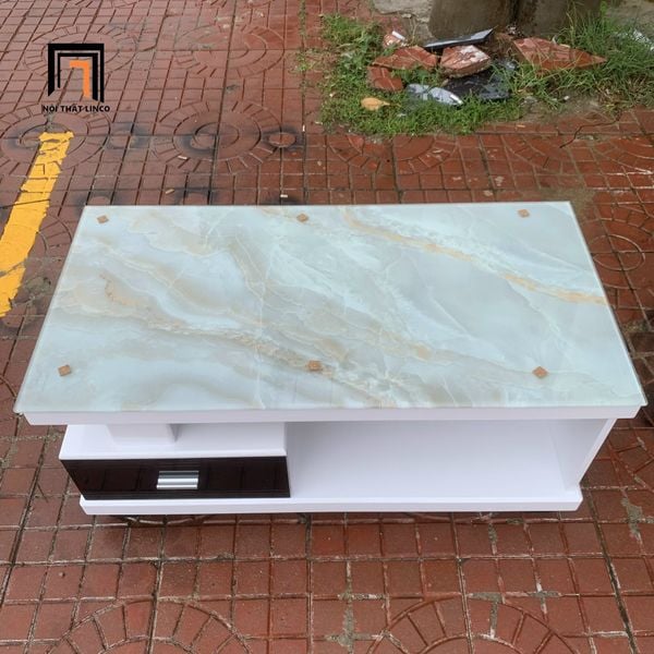 bàn sofa phòng khách giá rẻ 1m x 50, bàn sofa gia đình có hộc kéo nhỏ