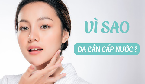 Vì sao da cần cấp nước?