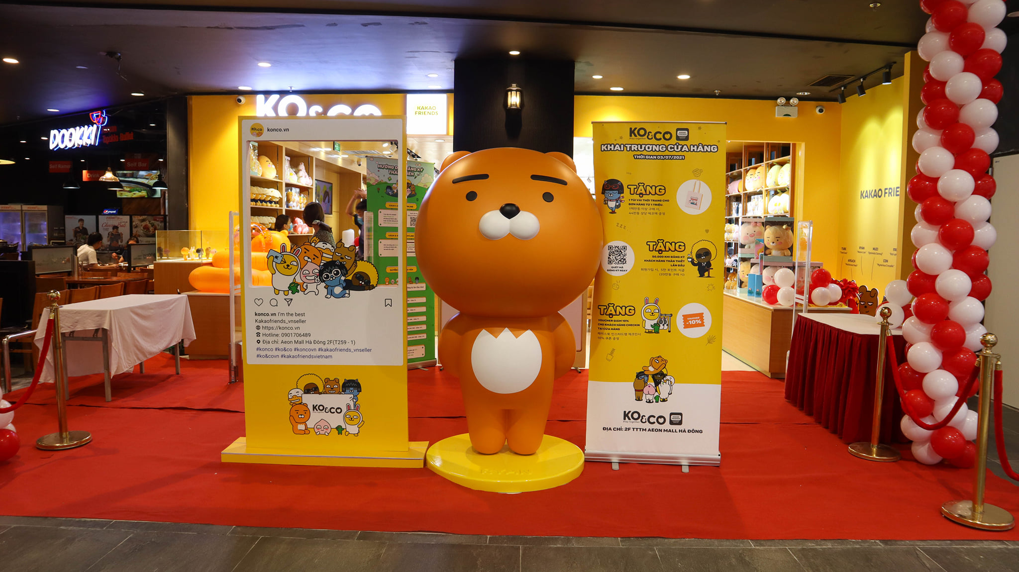 KHAI TRƯƠNG CỬA HÀNG KAKAO FRIENDS VIỆT NAM ĐẦU TIÊN TẠI AEON MALL HÀ ĐÔNG