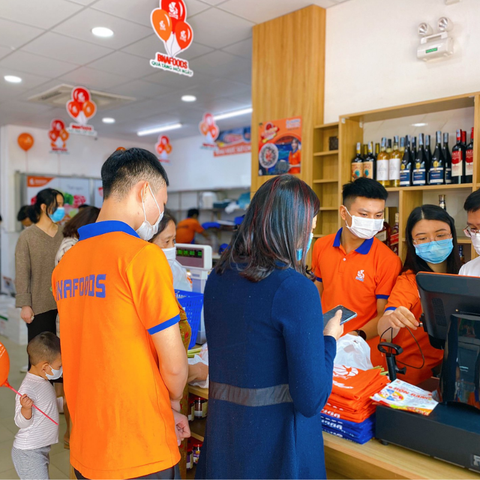 BNAFOODS tuyển dụng thu ngân cửa hàng