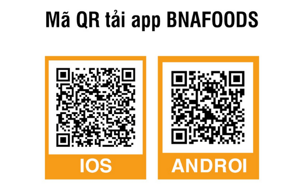 APP thực phẩm sạch BNAFOODS