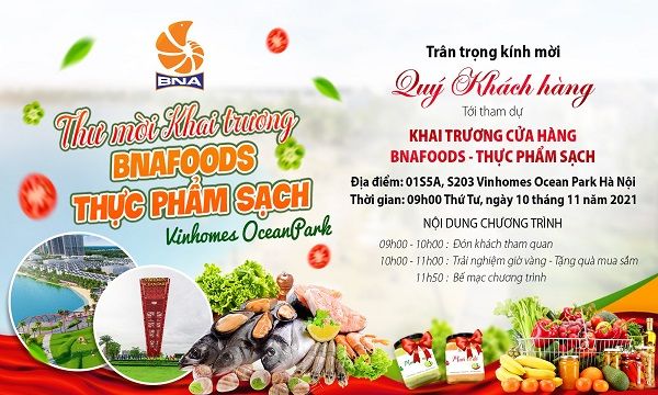 Khai trương BNAFOODS ocean park