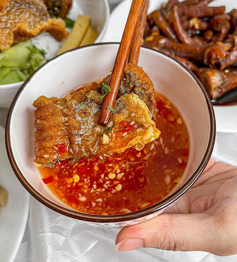 bún cá chấm