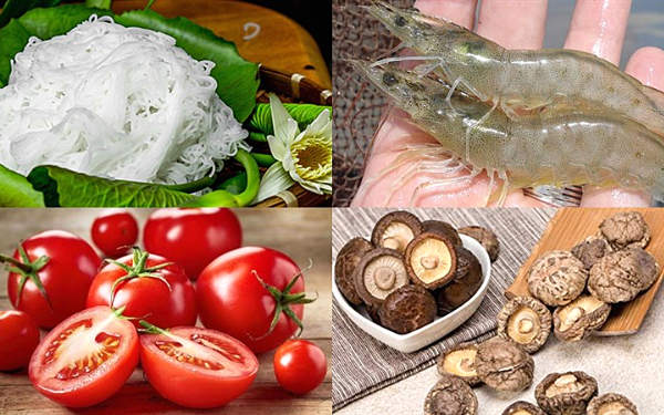 Bún tôm hải sản