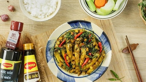 cá bống đục một nắng kho