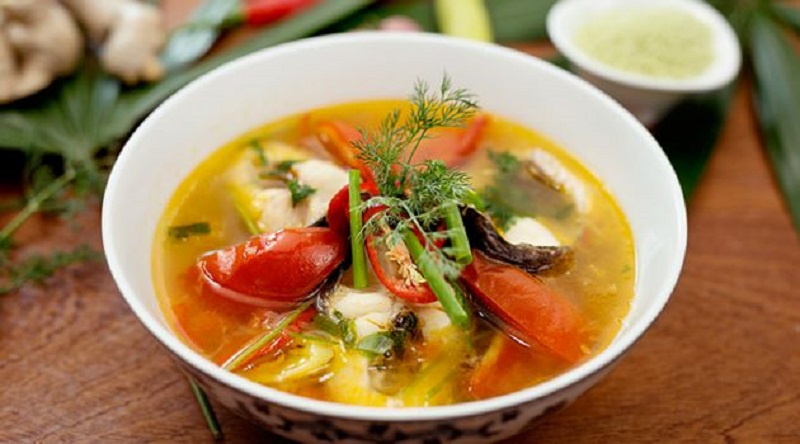 Cá chim nấu ngót