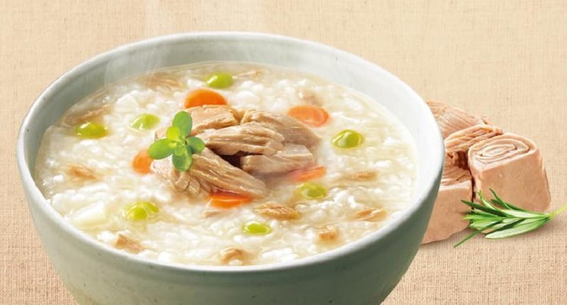 Cháo cá ngừ bổ dưỡng