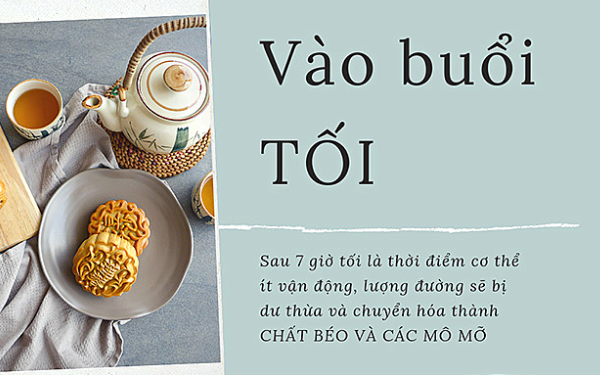 cách ăn bánh trung thu không béo