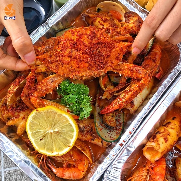Hải sản sốt cajun BNAFOODS