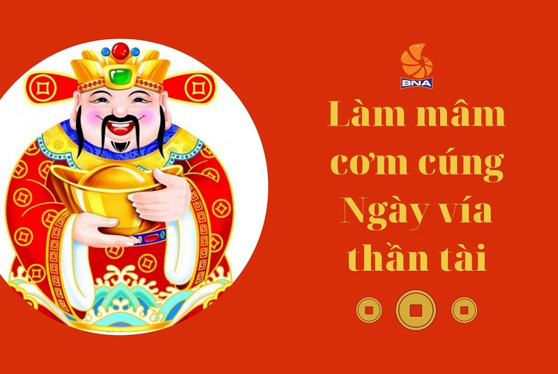 Mâm cúng vía Thần Tài