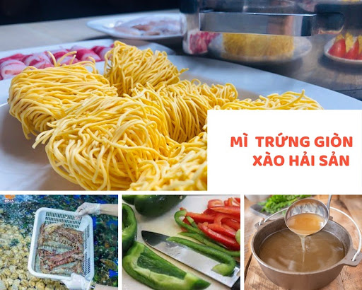 mì xào hải sản