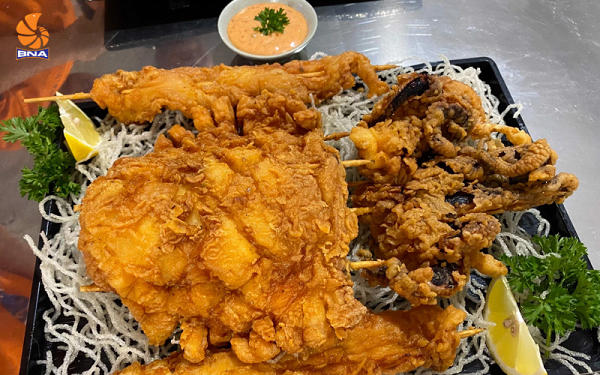 Mực chiên hoàn bào BNAFOODS