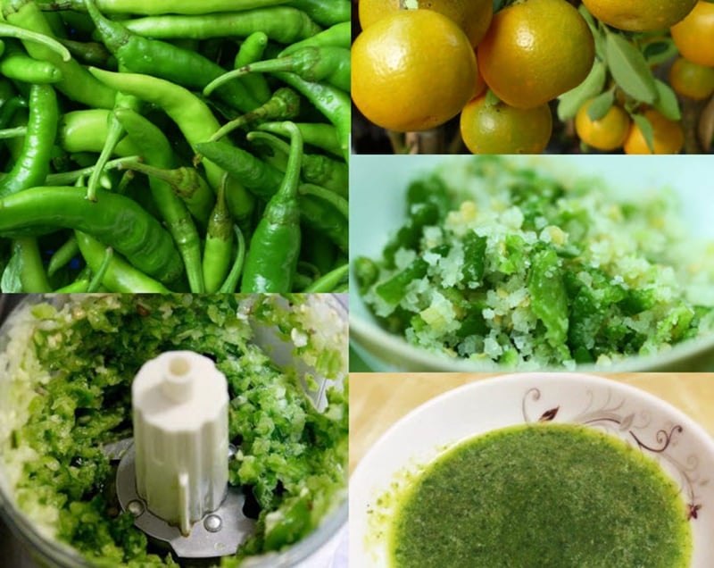muối tiêu chấm hải sản