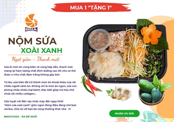 Nộm sứa xoài xanh BNAFOODS