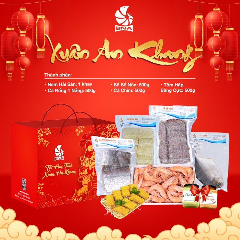 Set quà tặng Tết mang tên Xuân An Khang