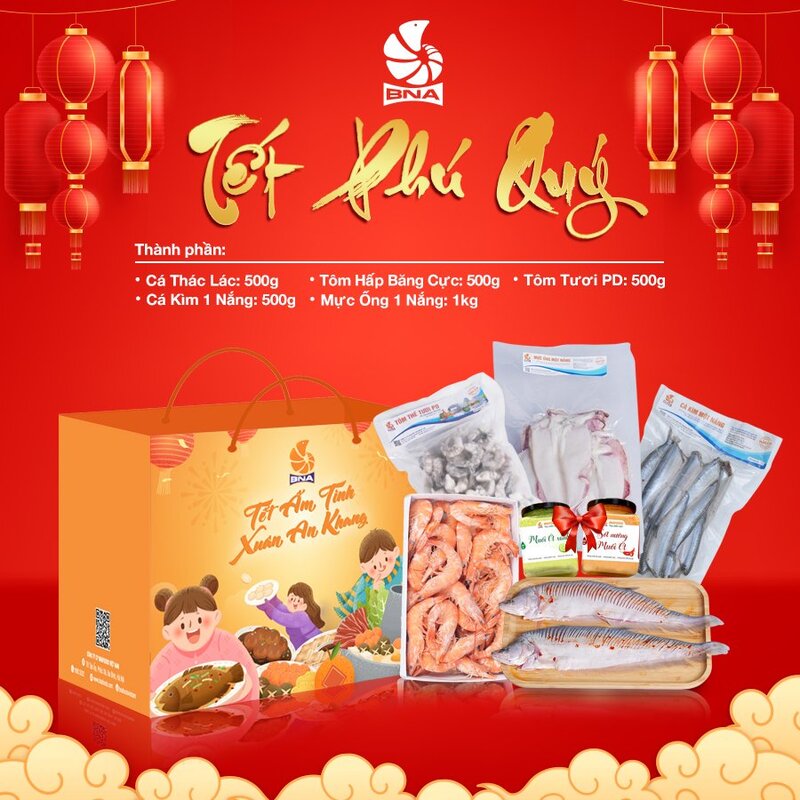 Set quà tặng Tết Phú Quý