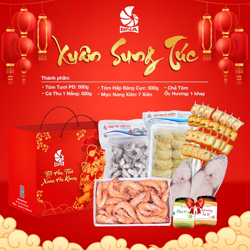 Set quà tặng Tết mang tên Xuân Sung Túc