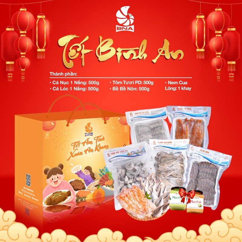 Set quà Tết Bình An