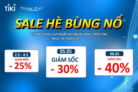 SALE HÈ BÙNG NỔ GIẢM GIÁ SỐC TẬN NỐC