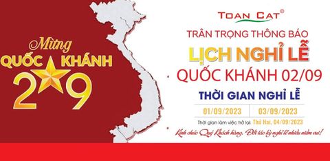 THÔNG BÁO LỊCH NGHỈ LỄ QUỐC KHÁNH 2/9