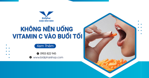 [Giải Đáp] Tại Sao Không Nên Uống Vitamin C Vào Buổi Tối?