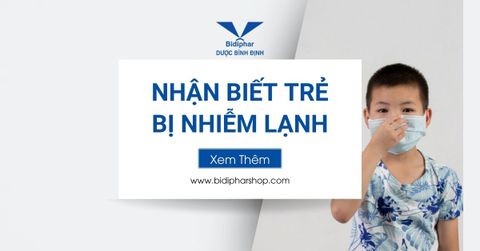 trẻ bị nhiễm lạnh