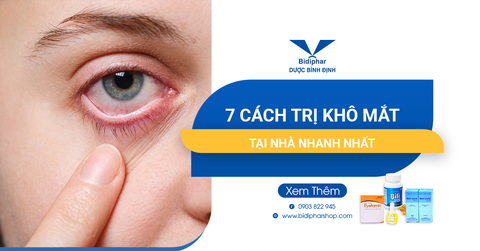 Lưu Ngay 7 Cách Trị Khô Mắt Tại Nhà Nhanh Nhất