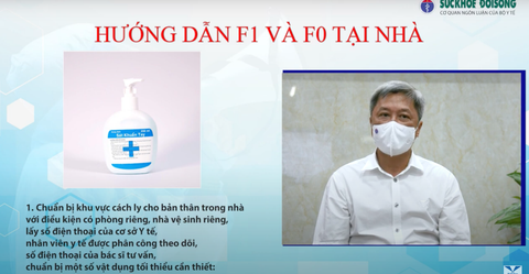 Sản Phẩm Bidiphar Lên Sóng Cùng Với Thứ Trưởng Nguyễn Trường Sơn Trong Clip Hướng Dẫn Tự Cách Ly Tại Nhà.