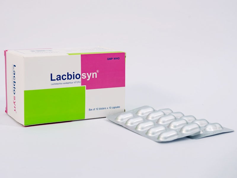 Lacbiosyn dạng viên - men vi sinh chứa Lactobacillus acidophilus