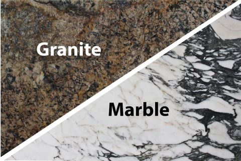 So sánh đá Granite và Đá Marble