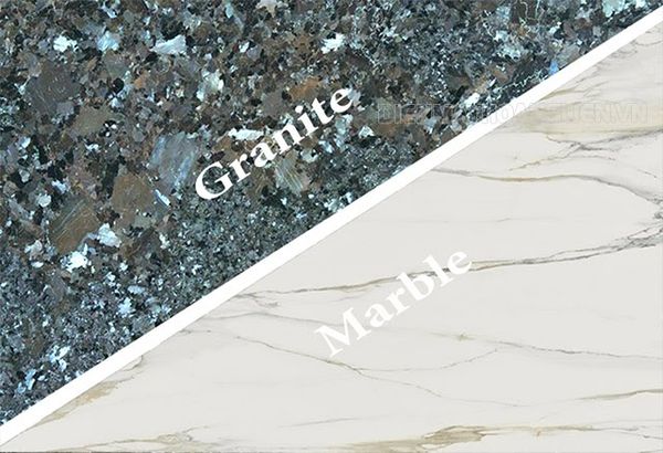 So sánh đá Granite và Đá Marble – D2D-DESIGN
