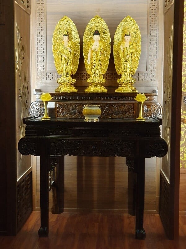 Các vị trí đứng của tượng Phật