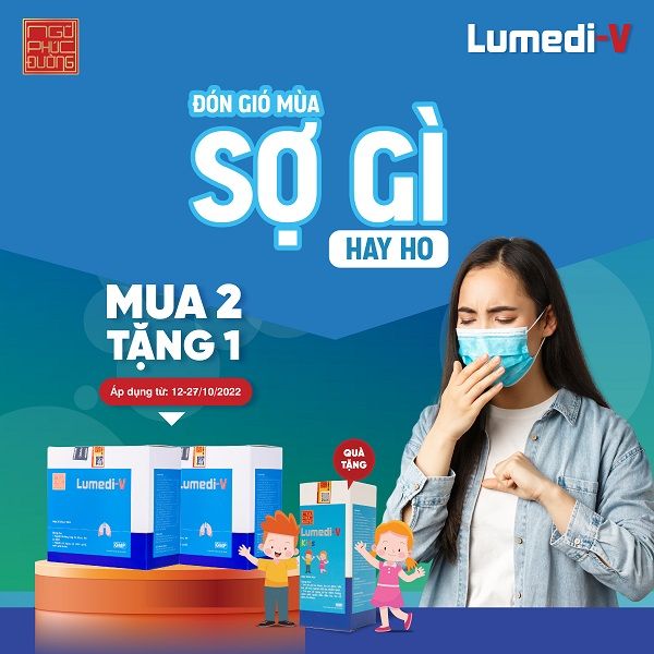 Mua 2 TPBVSK Lumedi - V tặng 1 TPBVSK Lumedi - V Kids