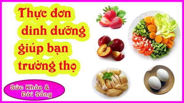 Thực đơn dinh duowngx 7 ngày cho gia đình