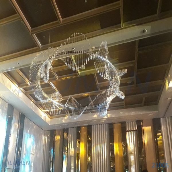 ĐÈN THẢ PHA LÊ CHO KHÔNG GIAN RESORT PHÚ QUỐC